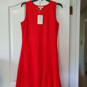 Red summer dress